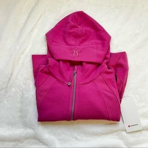 🍋 Lululemon scuba oversized half-zip hoodie pink blossom